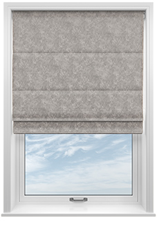 Hardwick, Silver - Roman Blind